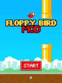 Floppy Bird Mod - Speed/Pipes Screen Shot 5