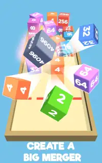 2048 Chain Cube 3D - Block Puzzle, Cube Merge Game Screen Shot 11