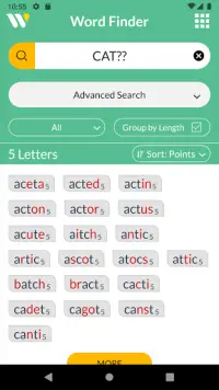 Wordfinder by WordTips Screen Shot 5