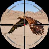 砂漠の鳥の狙撃狩り