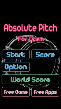 Drums Perfect Pitch - Rhythm sound practice game. Screen Shot 2