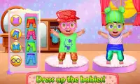 Новорожденный Твин Детская Мамочки Игра: Виртуальн Screen Shot 2
