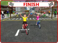 Kids Bicycle Rider Street Race Screen Shot 9