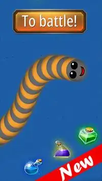 Worm Zone Puzzle : Snake IO Screen Shot 1