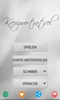 Crossword German Puzzles Game Screen Shot 2