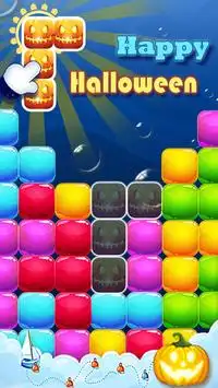 candy block puzzle - Halloween Screen Shot 0