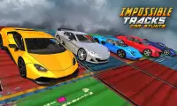 Crazy Car Stunts - Impossible tracks driving sim Screen Shot 6