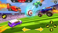Rocket Car Soccer : RACE League Screen Shot 0
