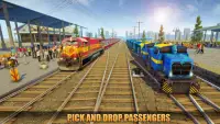 Indian Train Racing Simulator Pro: Jeu de train Screen Shot 12