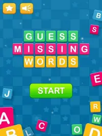 Guess Missing Words - Brain training game app-ATTU Screen Shot 0