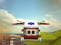 Uçan Ambulans 3d simülatörü Screen Shot 8