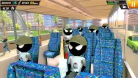 Stickman - Bus Driving Simulator 2019 Free Screen Shot 4