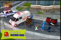 Ambulance Rescue 3D Simulator Screen Shot 0