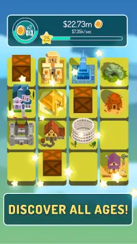 Merge of Ages - Click and Idle 2048 Town Tycoon Screen Shot 3