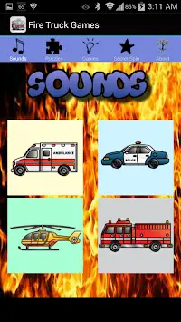 Fire Truck Games Screen Shot 1