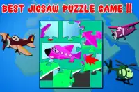 Super Plane Kids Jigsaw Puzzle Screen Shot 1