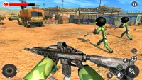 Stickman Army Fps Shooter - Stickman Counter Game Screen Shot 1