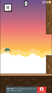 Flappy Dino Screen Shot 2