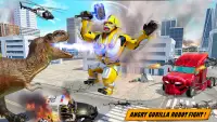 Angry Gorilla Robot Truck Game Screen Shot 13