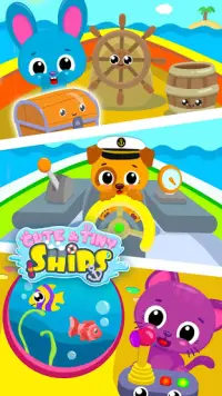 Cute & Tiny Ships - Baby Boat Fix, Paint & Care Screen Shot 1