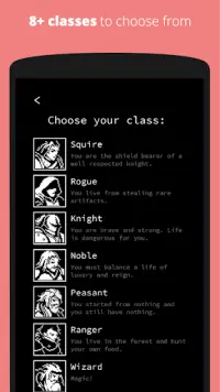 The Infinite Story - AI-powered text adventures Screen Shot 2