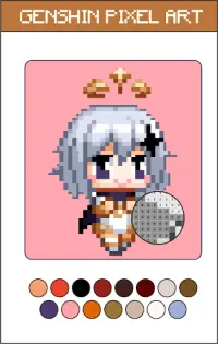 Genshin Pixel Art Color By Number Screen Shot 5