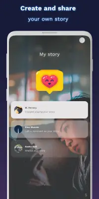 Sutoko : Love Text Story Screen Shot 3