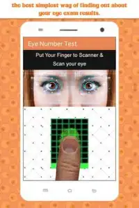 Eye Number Test Simulator Screen Shot 0