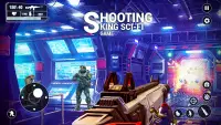 Sci-Fi Offline Shooting Games Screen Shot 1