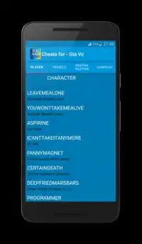 Cheats for Gta Vice City Plus Screen Shot 1