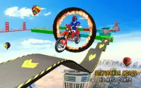 Ramp Велосипед Невозможная гоночная игра Screen Shot 4