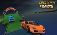 Crazy Car Stunts - Impossible tracks driving sim Screen Shot 19