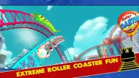 Roller Coaster Racing 3D 2 player Screen Shot 3