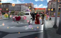 ليموزين سيارات الزفاف 3D سيم Screen Shot 13
