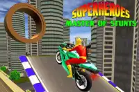 Superheroes Bike Stunts Screen Shot 2