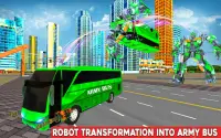 Army Bus Robot:Flying Car Game Screen Shot 12