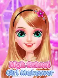 Trò chơi cô gái trung học makeover cô gái trò chơi Screen Shot 2