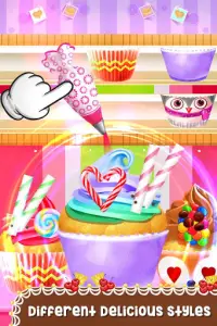 Cupcake Game: Cupcake Maker Cooking Games Screen Shot 3