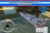 Police Boat Parking : 3D Race Screen Shot 4