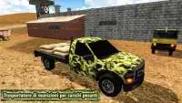 Camionista dell'esercito: simulatore di camion Screen Shot 1