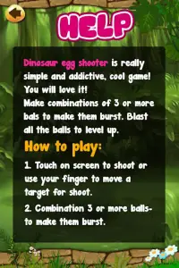 Dinosaur egg shooter Screen Shot 2