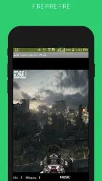 War Game Sniper Offline Screen Shot 0