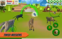 Cougar Simulator: Big Cat Family Game Screen Shot 1