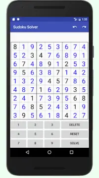 Sudoku Solver Screen Shot 1