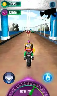 Super Racer Moto City Screen Shot 1