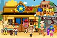 My Pretend Wild West - Cowboy & Cowgirl Kids Games Screen Shot 0