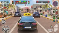 Stadt Taxi Sim Taxi Spiele 3d Screen Shot 4