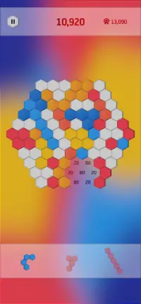 Idle Hexagon -ไทยชนะ หกเหลี่ยม Screen Shot 8