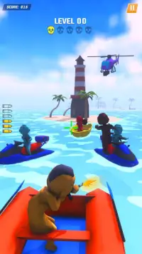 Speed Boat Shootout - Jetski Shooting Games Screen Shot 3