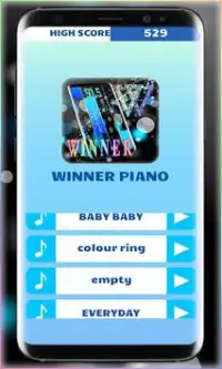 KPOP -  WINNER Piano Tiles Screen Shot 1